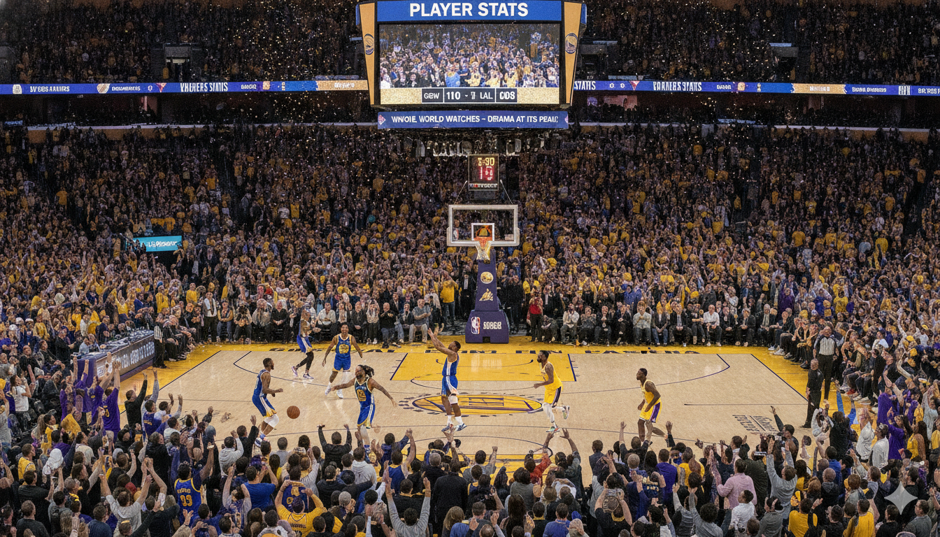 Golden State Warriors vs Lakers Match Player Stats